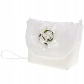    Borsa comunione in raso bianco, pochette, borsa comunione, comunione 11