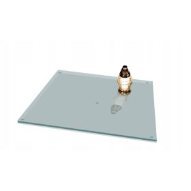   Base in Vetro TMK ArtDeko per Candele e Fiori 65x60 cm - Eleganza e Praticità