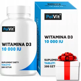   Vitamina D3 10000 IU - 200 Compresse per il Rafforzamento delle Ossa e del Sistema Immunitario