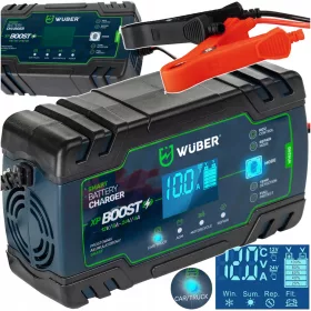    RADDRIZZATORE BATTERIA A MICROPROCESSORE CARICABATTERIE DA AUTO 12V/24V MCU