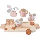  Set da tè in legno Set da caffè per bambini Tazze Brocca Vaso