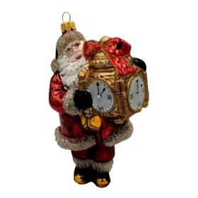    Pallina decorata, palline a forma di Babbo Natale 17 cm 1 pz.