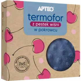    APTEO Borsa dell'acqua calda ai semi di ciliegia, blu, 1 pezzo