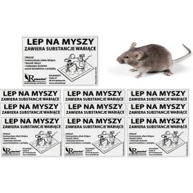    COLLA 10 PZ TRAPPOLA COLLANTE PER TOPI INSETTI RAGNI INSETTI SET 10 PZ