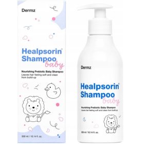   Shampoo DERMZ HEALPSORINBABY per Bambini, Idratante e Lenitivo - 300 ml