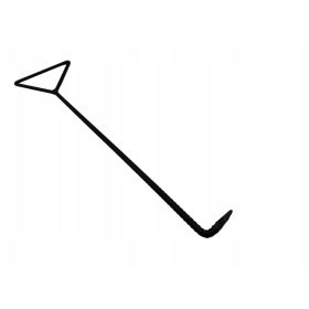  GANCIO PER CHIUSINI FOGNARI 800 MM 80 CM FORGE