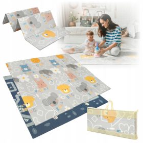    TAPPETINO EDUCATIVO BIFACCIALE in schiuma xpe 200x180 cm, PIEGHEVOLE, SPESSO