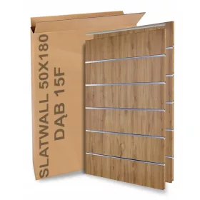   Pannello da negozio Best-line Spacewall 50x180 cm, rovere eterno