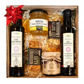  CESTINO REGALO SANO OLI MIELE MARMELLATA