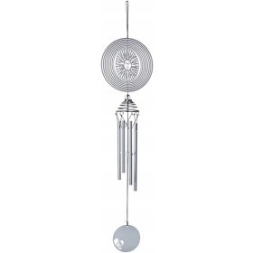    CAMPANA DEL VENTO GONG CIONDOLO IN METALLO SPIRALE VARI MODELLI