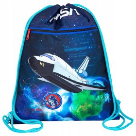   Zaino-Sacco Sportivo per Bambini Colorino NASA - Grande Capacità e Resistente all'Acqua