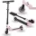  SCOOTER A DUE RUOTE PER BAMBINI 3+, PIEGHEVOLE, rosa