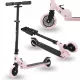  SCOOTER A DUE RUOTE PER BAMBINI 3+, PIEGHEVOLE, rosa