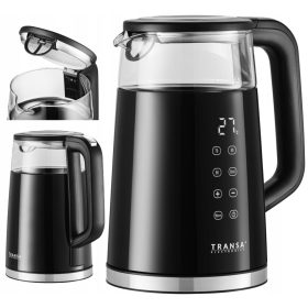    Bollitore elettrico Transa Electronics MultiTouch Black 2200 W 1,7 l nero