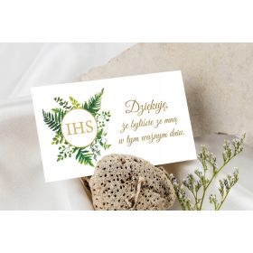    BIGLIETTI ringraziamento per la comunione per gli ospiti SANTA COMUNIONE comunione 10 pz