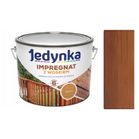   Jedynka IMPREGNANTE PER LEGNO con CERA impregnante decorativo e protettivo per esterni in noce 10l