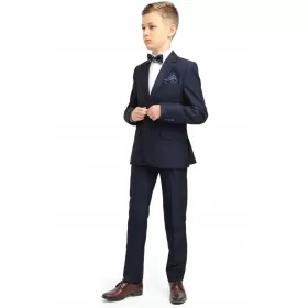  Abito da comunione da ragazzo, blu navy ENZO140 XXL