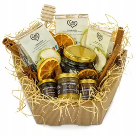  CESTINO REGALO set tè e miele Regalo ECO