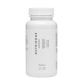   Berberina Nutridome - Supporto Naturale per il Controllo del Colesterolo, Zucchero e Pressione, 60 Capsule