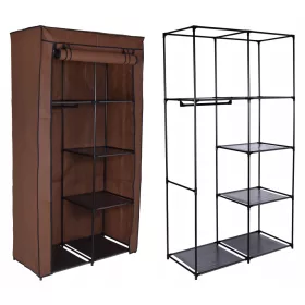    Armadio Gockowiak Mira 90 x 170 x 45 cm, tonalità del marrone