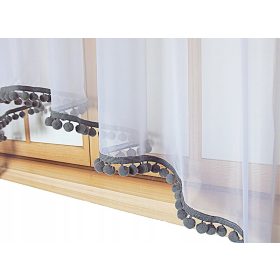  TENDA DELICATA CON POMPONS, colori