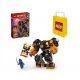  LEGO Ninjago Cole's Earth Elemental Robot 71806 + Sacchetto regalo in carta LEGO Misura media M 41x34x12 cm