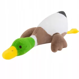    CUSCINO PELUCHE MASCOT GRANDE ANATRA OCA VERDE COLORATA 60 cm