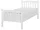  Letto singolo in legno Beliani 0 90x200 bianco
