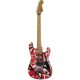  Chitarra elettrica EVH Frankie Striped MN Relic R/W/B Strat