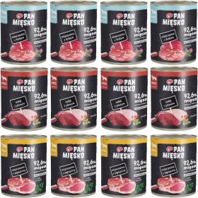  Pan Mięsko cibo umido carne di maiale 0,8 kg