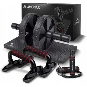    Attrezzatura per l'allenamento – Roller, Corda per saltare, Maniglie, Palestra fitness