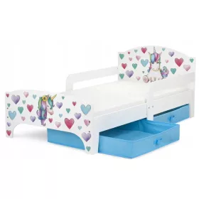  Letto Leomark Unicorn 77,5 x 143 cm bianco