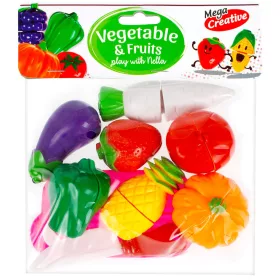  Frutta e verdura da tagliare Mega Creative 18 pz.