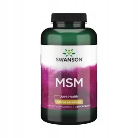   Swanson MSM 500mg, 250 Capsule - Integratore per Articolazioni e Benessere Generale