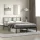 VidaXL 372177 letto in metallo 120x200 nero