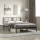  VidaXL 372180 letto in metallo 140x200 nero