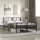  VidaXL 372198 letto in metallo 140x200 nero