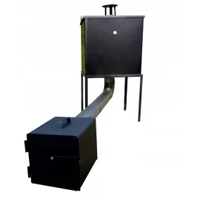  AFFUMICATORE DA GIARDINO IN ACCIAIO METALLO CASA 50x50x50