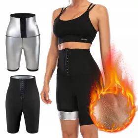    Leggings da allenamento dimagranti Maritown TAGLIA. L/XL Nero