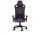  Sedia da gaming girevole Corsair T3 Rush in tessuto viola e nero
