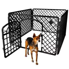    PENNA, PENNA, CORSA PER CANI, CUCCIOLI, GATTO CONIGLIO, 90x90x60 cm, NERO, GRANDE