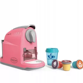    Macchina da caffè rosa con accessori per piccoli elettrodomestici