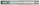  Guida per mobili a sfera 45 x 600 x 12,7 mm