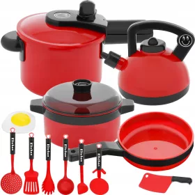   Set di pentole grandi per bambini, padella, bollitore, accessori, utensili, utensili