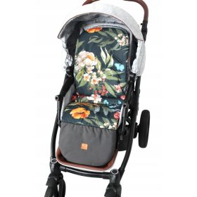   Inserto passeggino fiori poggiapiedi impermeabile Emma XXL 100 cm