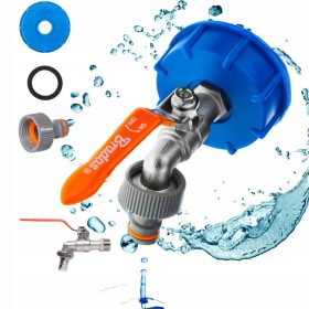    SET FAP PER SERBATOIO 1000 VALVOLA PER TUBO MAUZER 1/2 GUARNIZIONE NIPPLO