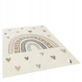    TAPPETO PER LA CAMERA DEI BAMBINI IN STILE BOHO ARCOBALENO 140x200