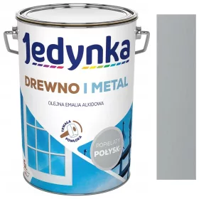    Vernice oleoftalica per legno Jedynka 5 l GRIGIO CENERE lucido