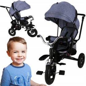    Trike Fix V3 Triciclo grigio + adesivi classici EcoKidWood 1 pz.