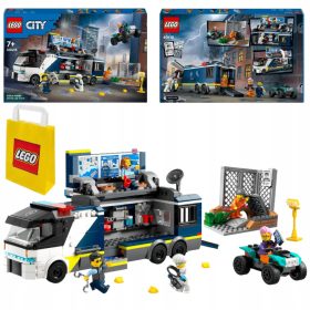    60418 CAMION DELLA LABORATORIO MOBILE DELLA POLIZIA + sacchetto di carta VP LEGO 6315794 grande